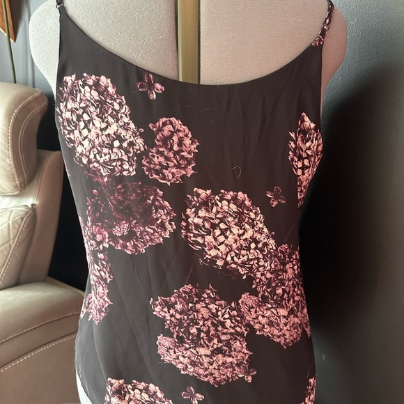 **3 for $15**Kismet Floral Camisole - Black and Pink - Picture 2 of 4